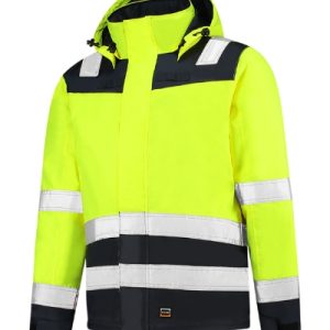 Jachetă de lucru unisex Midi Parka High Vis Bicolor-galben reflectorizat