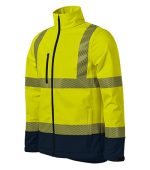 Jachetă softshell unisex HV Drop-galben reflectorizat