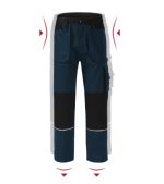 Pantaloni de lucru pentru bărbaţi Woody-albastru marin