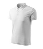 personalizare Tricou polo pentru bărbaţi Tricou polo pentru bărbaţi Pique Polo-alb