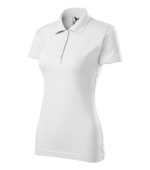 personalizare Tricou polo pentru damă Tricou polo pentru damă Single J.-alb
