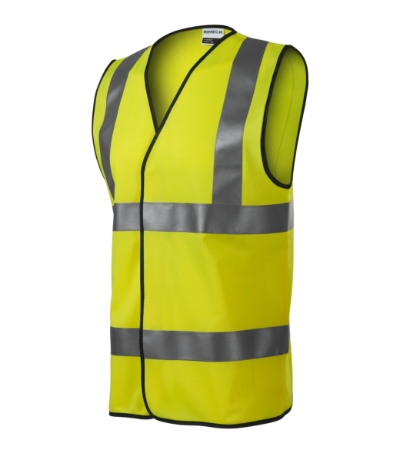 personalizare Vestă reflectorizantă unisex Vestă reflectorizantă unisex HV Bright-galben reflectorizat